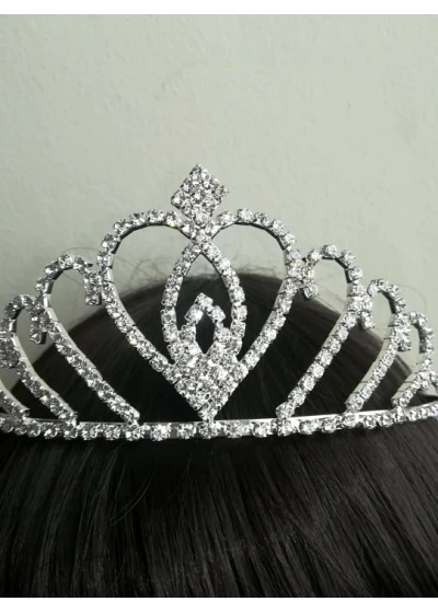 Тиара за коса с белгийски кристали- Queen of Love
